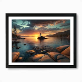 sunset Art Print