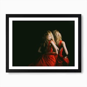 In Red Iv Art Print