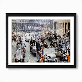 New York City Welcomes Apollo 11 Crewmen In A Showering Of Ticker Tape Down Broadway And Park Avenue In A Parade Termed As The Largest In The City's History Art Print