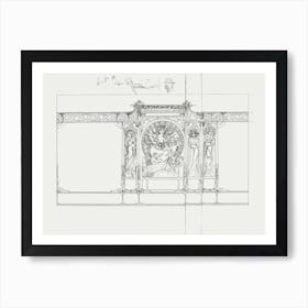 Panel With Variants Of The Fouquet Boutique, Alphonse Mucha Art Print