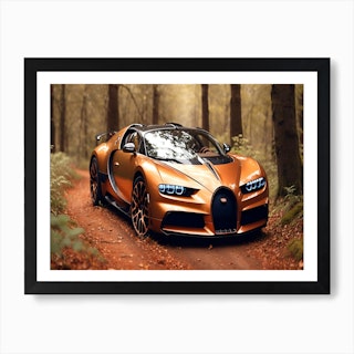 Wall Art Print Bugatti-1, Gifts & Merchandise