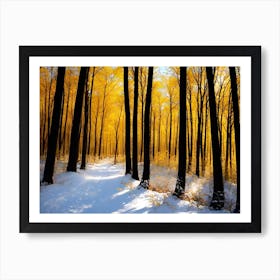 Autumn Forest 53 Art Print