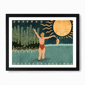 Gone Fishing Art Print