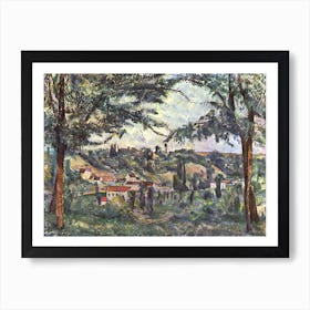 The Hameau Des Pâtis Art Print