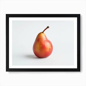 Pear On White Background 2 Art Print