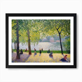 Contemporary Artwork Inspired By Georges Seurat 1 Art Print