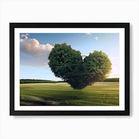 Heart Shaped Tree Art Print