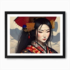 Geisha 26 Art Print