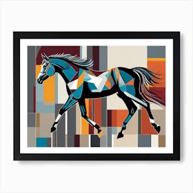 Modern Horse Art, 108 Art Print