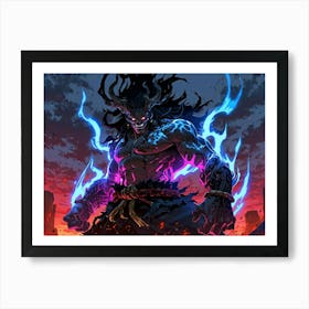Ninja Demon Art Print