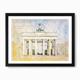 Brandenburg Gate, Berlin Art Print