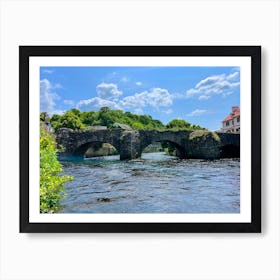 Stone Bridge Over The River Poster