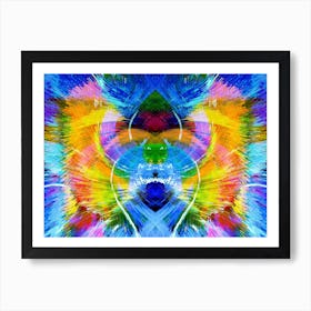 Psychedelic Abstract Painting 3 Art Print