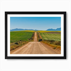 Dirt Road In South Africa Art Print