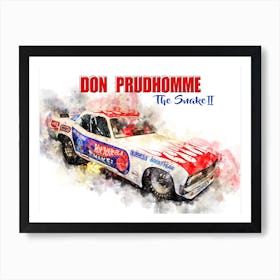 Don Prudhomme, Snake 2 Art Print