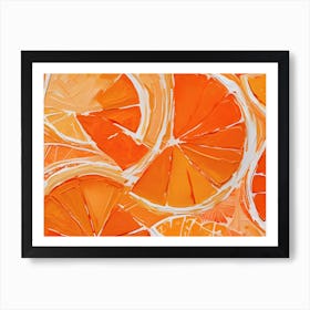 Orange Slices Art Print