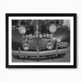 Untitled Photo, Possibly Related To Insignias On Tourist S Car Seen In Silver City, New Mexico By Russell Lee Art Print