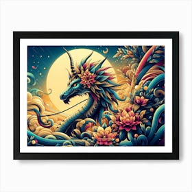 Dragon Painting 8 Art Print