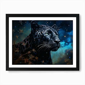 Black Jaguar 3 Art Print