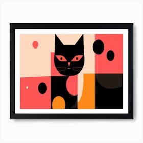 Abstract Cat 6 Art Print