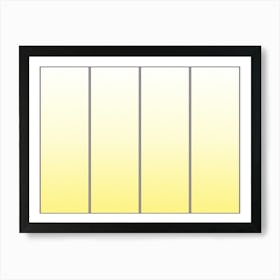 Light Leaking From A Barred Window Art Print