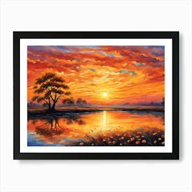 Sun Set Art Print