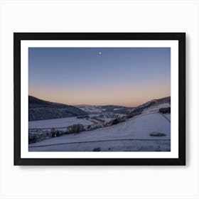 Scotland Winter Landscape Art Print