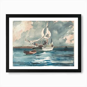 Sloop, Nassau, Winslow Homer Art Print