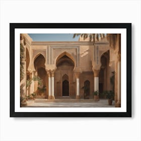 Arabic architectural 3 Art Print
