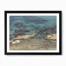 Rocky Shore, Italy Art Print