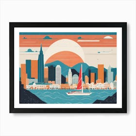 San Francisco Skyline Art Print
