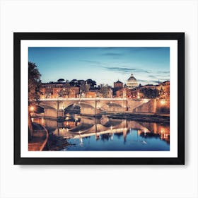 Reflection In Rome Art Print