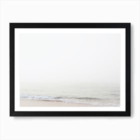 Minimalist Beach Waves Art Print