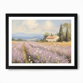 Lavender Field Art Print