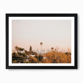 California Skyline Art Print