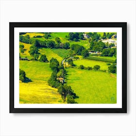 Aerial View Of A Farm 202308171143164rt1pub Art Print