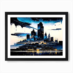 Cityscape 14 Art Print