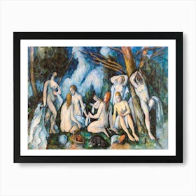 The Large Bathers, Paul Cézanne Art Print