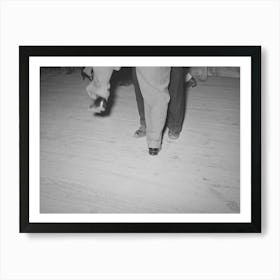 Feet Of Dancers At Square Dance, Pie Town, New Mexico By Russell Lee Art Print