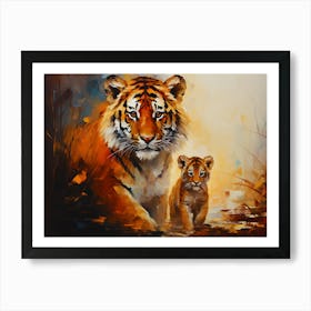 Roaring Love Art Print