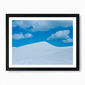 White Sand Dunes Art Print