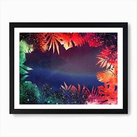 Tropical Space Jungle #3 Art Print