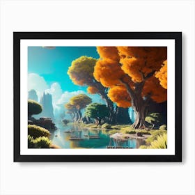 Sky Is Blue Art Print