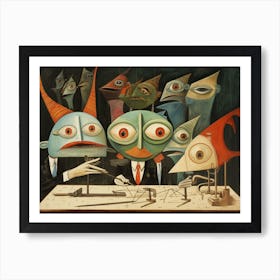 Hunzinator School Of Electric Eel 8 Art Print