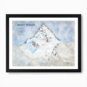 Mount Everest Art Print