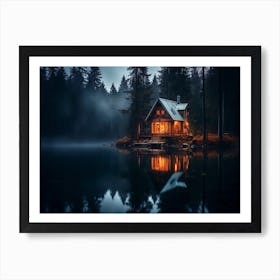 House In The Forest Art Print