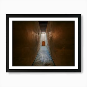 Doorway In A House Morocco Art Print