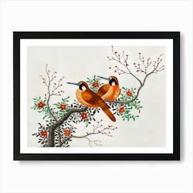 Birds On A Branch 7 Art Print