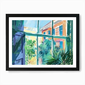 Charleston From The Window View Painting 4 Art Print