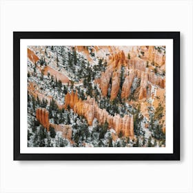 Utah Desert Snow Art Print